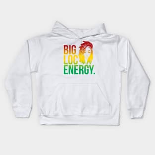 Locs tshirt, Big Loc Energy Shirt, Loc'd Shirt, Loc's shirt Kids Hoodie